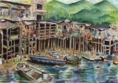 Medaile škole za kolekci malby a kresby: Lau Ho Chun Frederick (16 let), Simply Art, Hong Kong, Čína