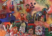 Медаль для школы за коллекцию живописи и рисунка: Malets Vitaliya J. (9 лет), MOU DOD PDHSH children art school, Pervouralsk, Россия