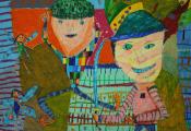 Medaile škole za kolekci malby a kresby: Miroslavov Daniel (7 let), Arts school Arteya, Targovishte, Bulharsko