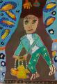 Medaile škole za kolekci malby a kresby: Nedelcheva Kalina (8 let), Arts school Arteya, Targovishte, Bulharsko