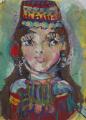 Medaille der Schule für die Malerei- und Zeichnungskollektion: Ogannisian Anna Kareni (10 jahren), Detskaia khudozhestvennaia shkola O. Sharambeiana, Dilizhan, Armenien