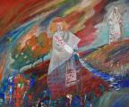 Medaile škole za kolekci malby a kresby: Surynova Alexandrovna Uliana (13 let), Vitebsk Children Art School No. 1, Vitebsk, Bělorusko