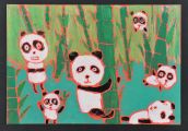 Medaile škole za kolekci grafiky: Wu Si Han (9 let), Hangzhou Youth & Children´s Center - Fine Art Dept., Hangzhou, Čína