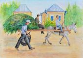 Čestné uznání: Yazov Nurberdy (15 let), Children´s Art School, Mary, Turkmenistán