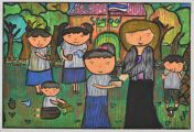 Čestné uznání: Sungkapaipun Worrada (11 let), Pomplangfaifa School, Bangkok, Thajsko