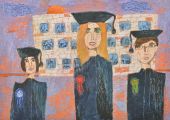 Похвальная грамота: Knyazyeva Daryna (12 лет), Centre for Child and Youth Creativity, Art studio 