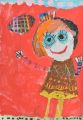 Medaile škole za kolekci malby a kresby: Ivanov Boris Svetoslavov (7 let), United Children's Complex, Fine Arts School, Targovishte, Bulharsko