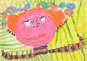 Похвальная грамота: Nazimova Ulyai (6 лет), Arts school Arteya, Targovishte, Болгария