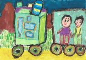Čestné uznání: Cheng Tsun Yu (4 roky), Small Kids Big Art Center, Hong Kong, Čína