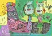 Medaile škole za kolekci malby a kresby: Dorotiak Anastasiia (7 let), Centre for Child and Youth Creativity, Art studio 