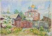 Medaile škole za kolekci malby a kresby: Kuzina Arina (16 let), GBOU School No. 1955, Moscow, Rusko