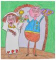 Medaile škole za kolekci malby a kresby: Yahia Jury (6 let), Preschool Al-Amal, Iksal Village, Izrael