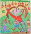 Medaile škole za kolekci malby a kresby: Darawshi Tahani (6 let), Preschool Al-Amal, Iksal Village, Izrael