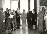 1985 - 13. MDVV - vernisáž, výstavu zahajuje místopředsedkyně ČNR Marie Jarošová