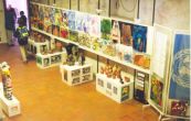 2001 - 29th edition of ICEFA Lidice - installation of the exhibition