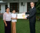 Předávání cen MDVV 2014 - Myanmar, ZÚ Yangon