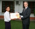 Předávání cen MDVV 2014 - Myanmar, ZÚ Yangon