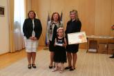 Oceněná medailistka Xénie Volčková z Prešova