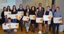 Společné foto oceněných dětí z Litvy