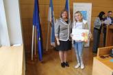 Awarded Sofja Vorkele, Art school Jurmala