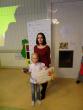 Oceněná Arina Fokina, Tallinna Tahekese Lastead, s učitelkou