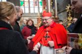 Přijetí porotců kardinálem Dominikem Dukou po slavnostní nedělní mši v katedrále Sv. Víta